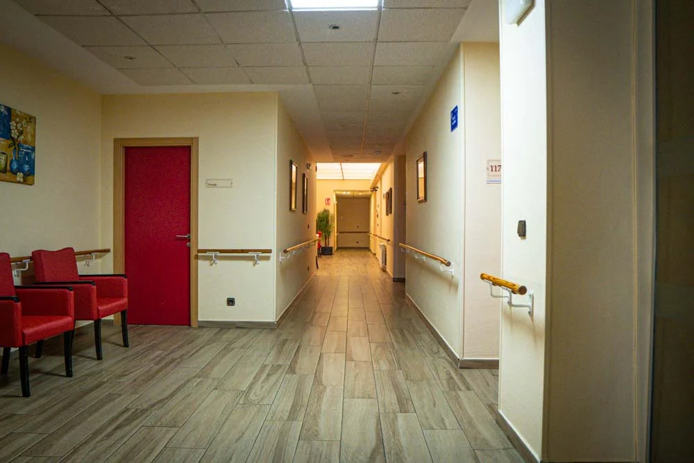 Zona de acceso habitaciones planta superior Villa del Tratado